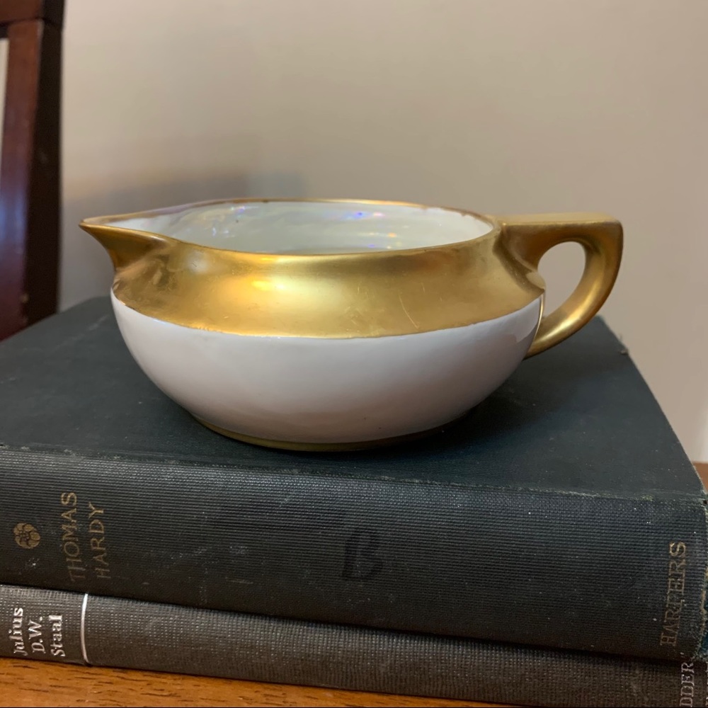 Limoges France antique creamer, planter, accent - Picture 4 of 9